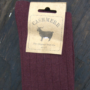 Maroon socks as part of a set with a knee blanket great christmas gift