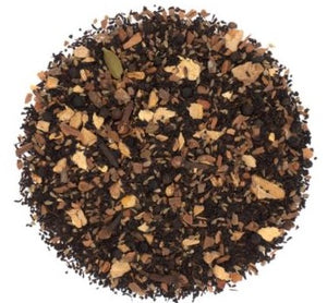 image of organic chai tea lose on white background