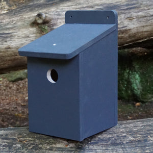slate bird nest box side view